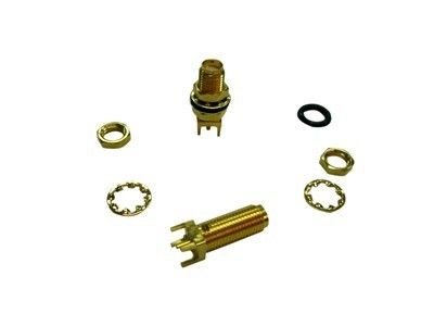 RF WiFi Connector SMA Adapter RP-SMA Male Female Pin to SMA Female Pin Straight Adaptor for LTE Router Antenna FPV Drones Camera SMA Antenna Base Connector Straight