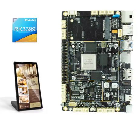 Embedded RK3399 Android Smart Board for Vending Machine digital signage board Android Sbc Rockchip Media Player Motherboards