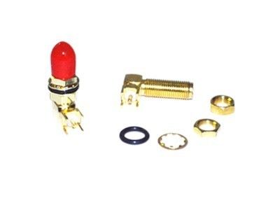 RF WiFi Connector SMA Adapter RP-SMA Male Female Pin to SMA Female Pin Straight Adaptor for LTE Router Antenna FPV Drones Camera