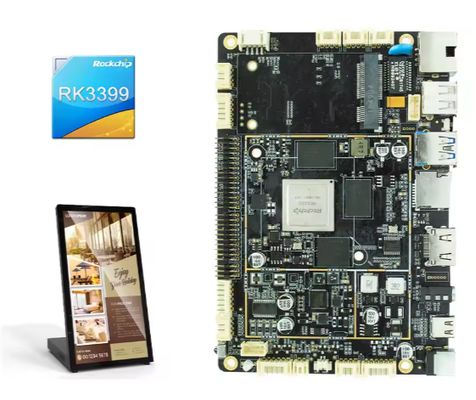 digital touch screen board rockchip rk3399 4+32G for smart medical kiosk machine with BT WIFI Ethernet 4G LTE