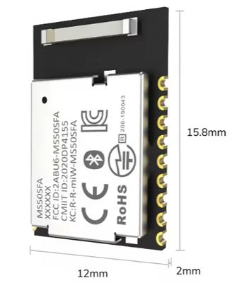 Smallest nRF52810 MS50SFA2 BLE Long Range 2.4GHz UART SPI PWM BlueTooth Module Wireless IoT