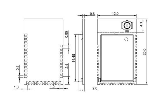 RF Transceiver Module, RF Module and Radio Modem 433MHz/868MHz/915MHz HR-1024