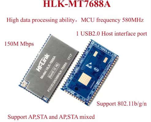 HLK-7688A Intelligent Smart Home Hilink OpenWrt Module MT7688AN Embedded wireless router module for 4G LTE Router solutions