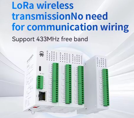 Ebyte M31-AXAX8080G-L Control and Acquisition Modbus RTU Control LoRa Host 8DI+8DO RJ45 RS485 Distributed Remote IO Module